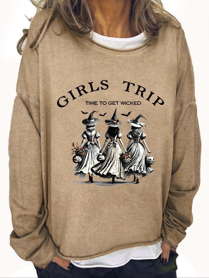 Casual Halloween Sweatshirt