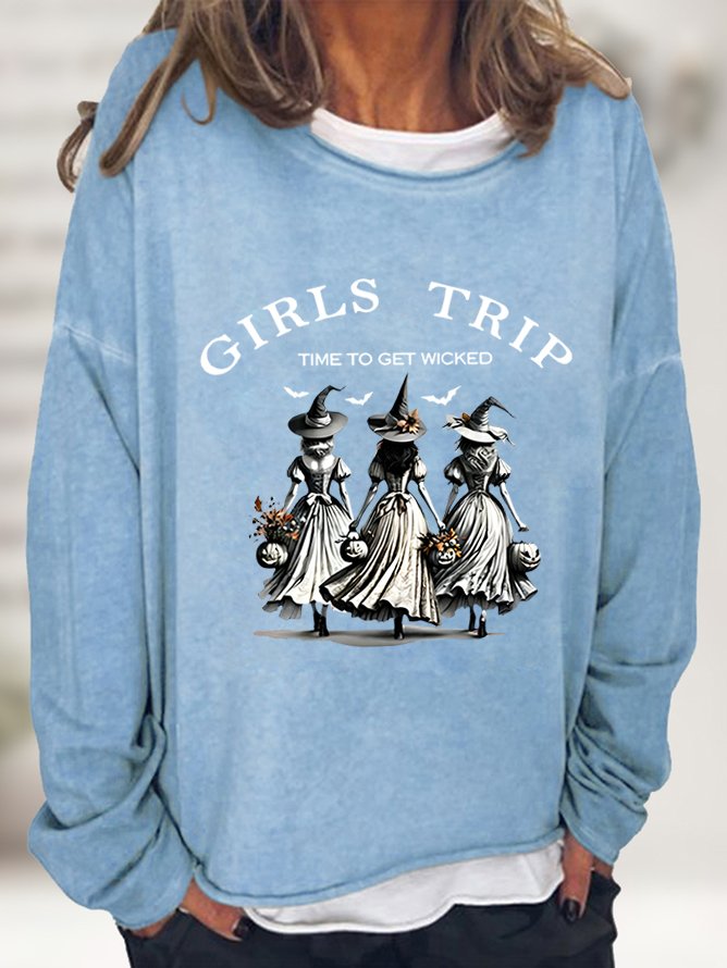 Casual Halloween Sweatshirt