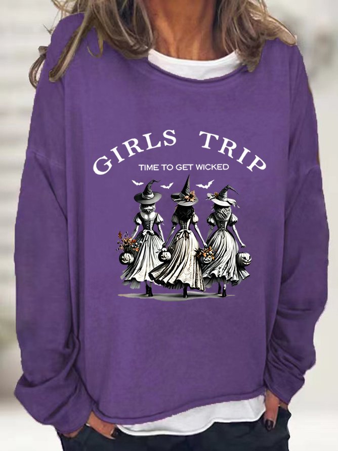 Casual Halloween Sweatshirt