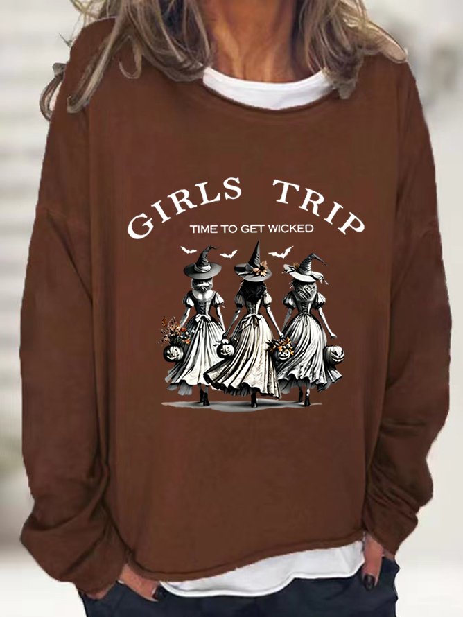 Casual Halloween Sweatshirt