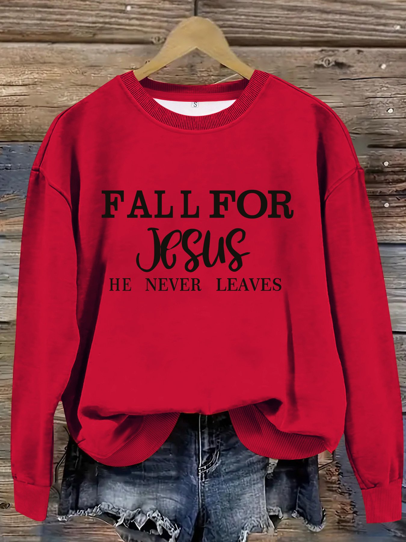 Letter Pattern Casual Loose Sweatshirt