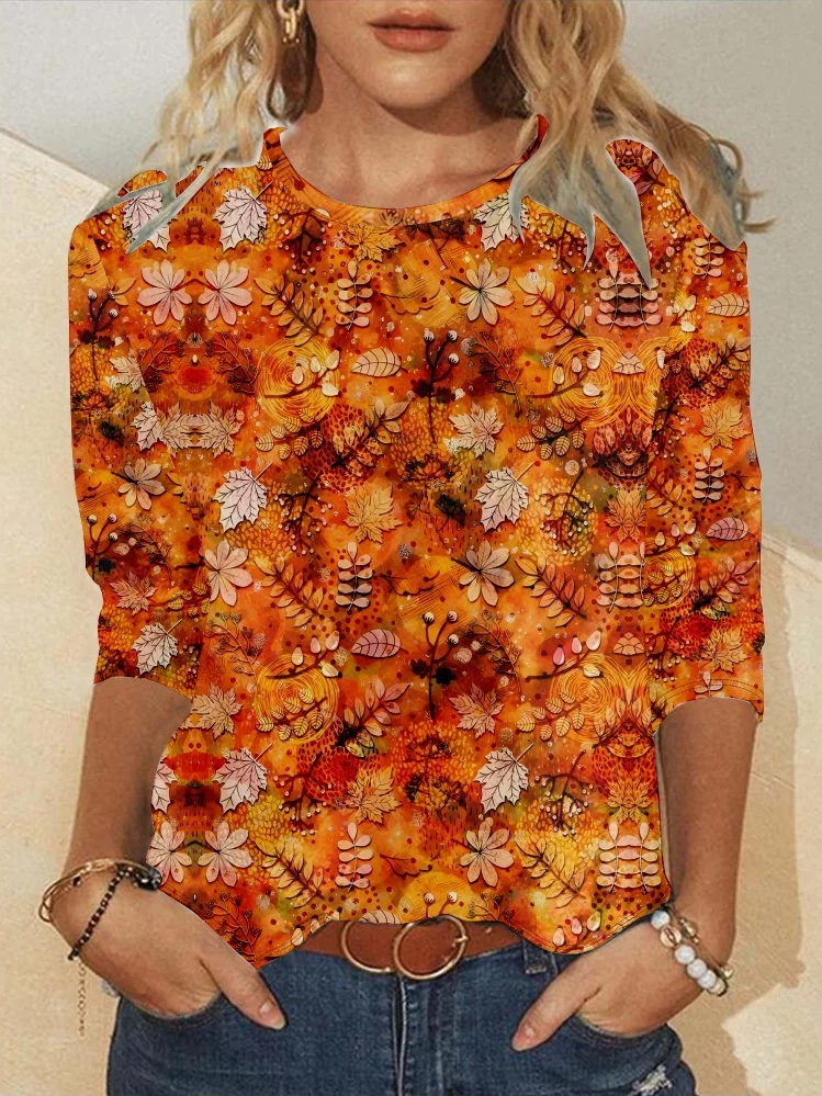 Casual Jersey Loose T-Shirt