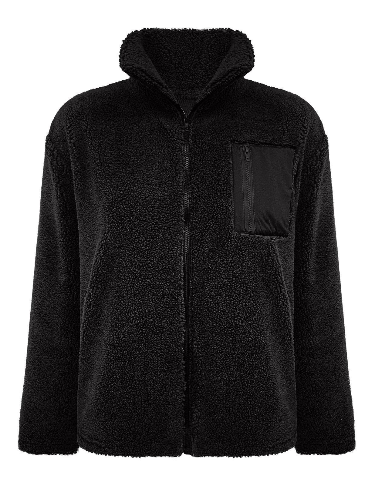 Loose Plain Lambswool Simple Jacket