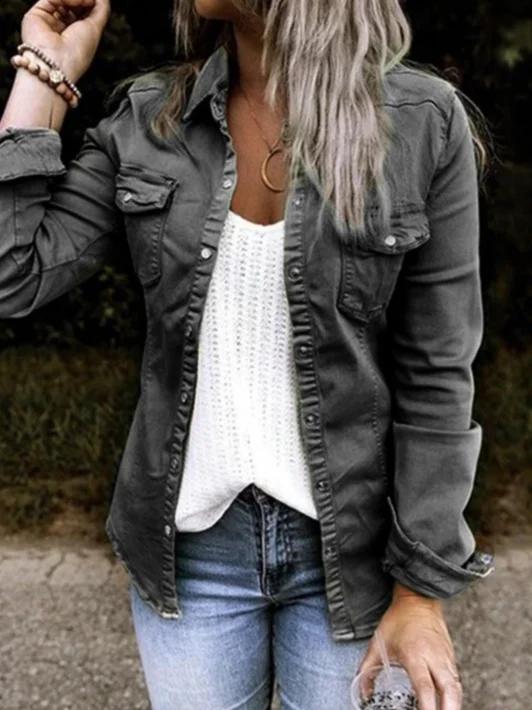 Striped Others Casual Jacket