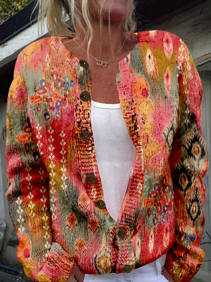 Casual Ethnic Loose Jacket