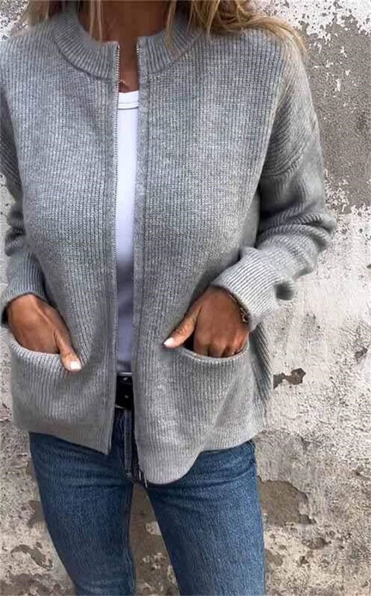 Shawl Collar Casual Jacket