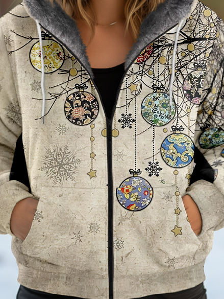 Hoodie Casual Christmas Jacket
