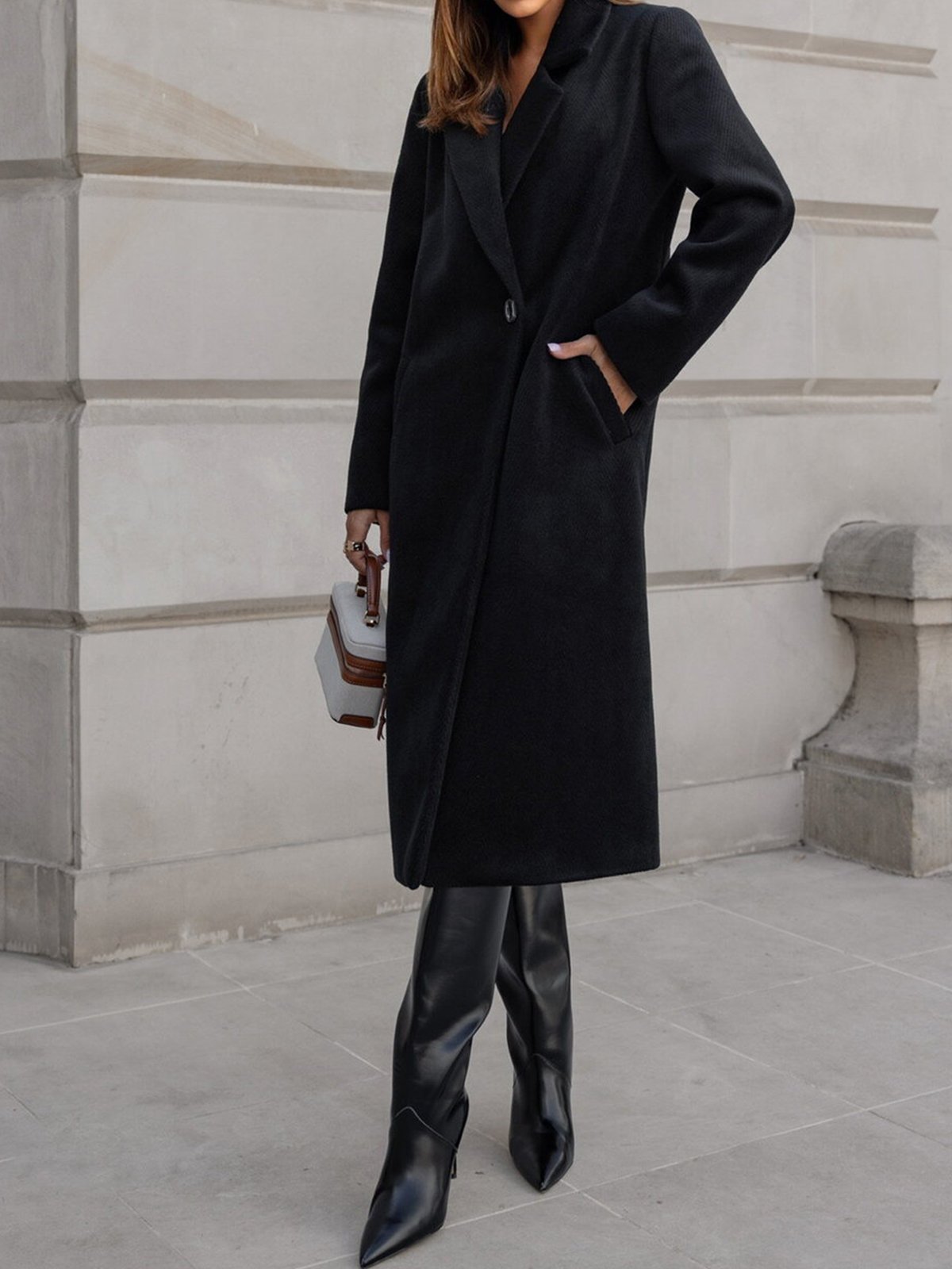 Casual Plain Loose Jacket