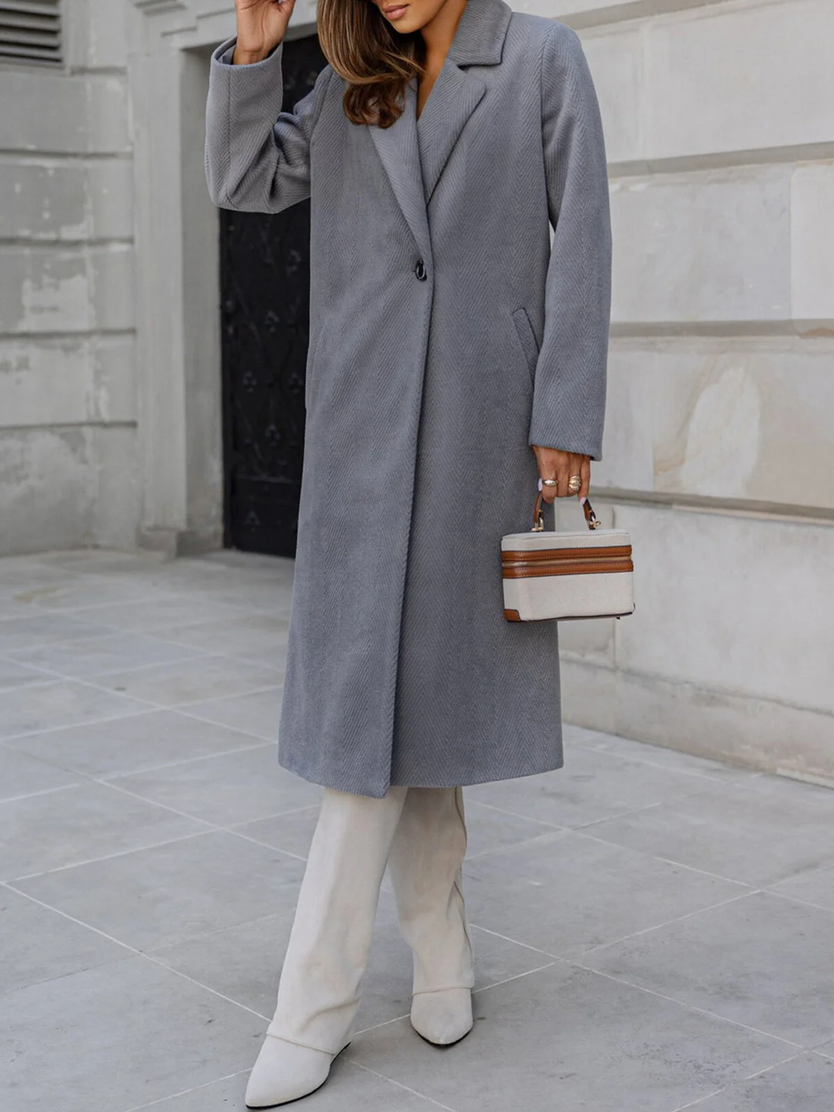 Casual Plain Loose Jacket