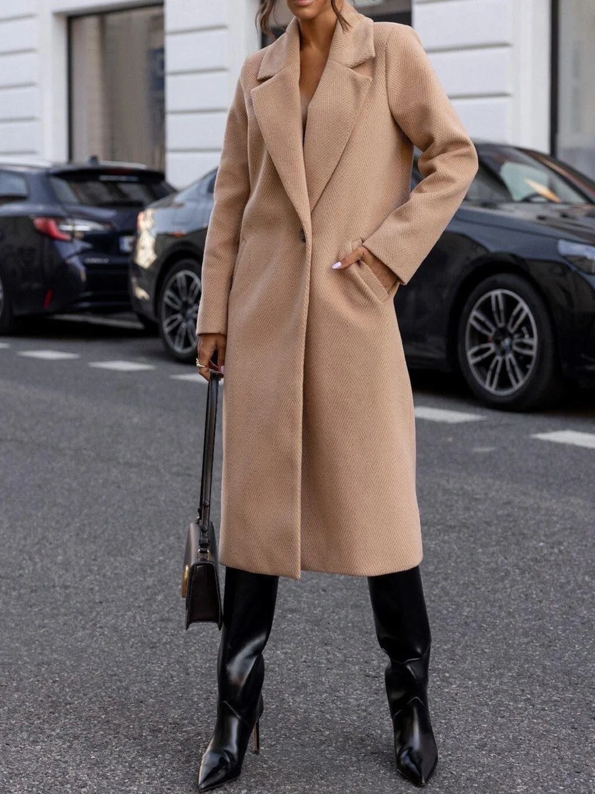 Casual Plain Loose Jacket