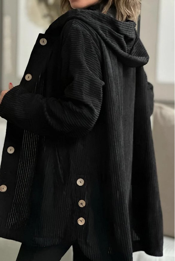 Vintage Plain Hoodie Jacket
