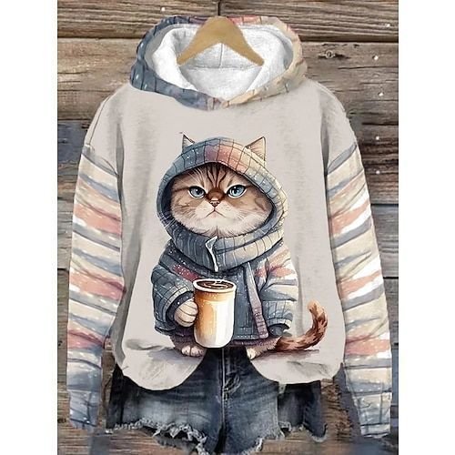 Casual Hoodie Loose Sweatshirt