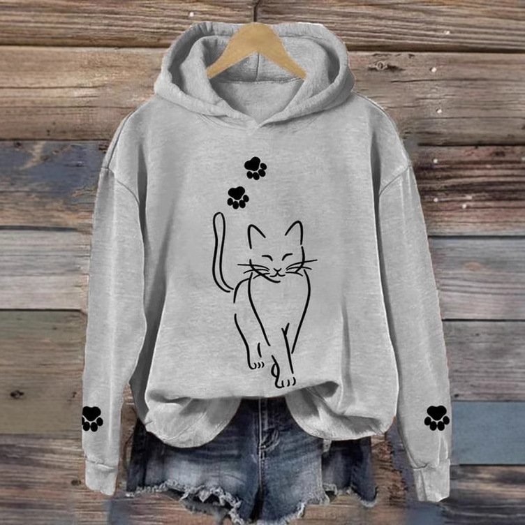 Casual Hoodie Loose Sweatshirt
