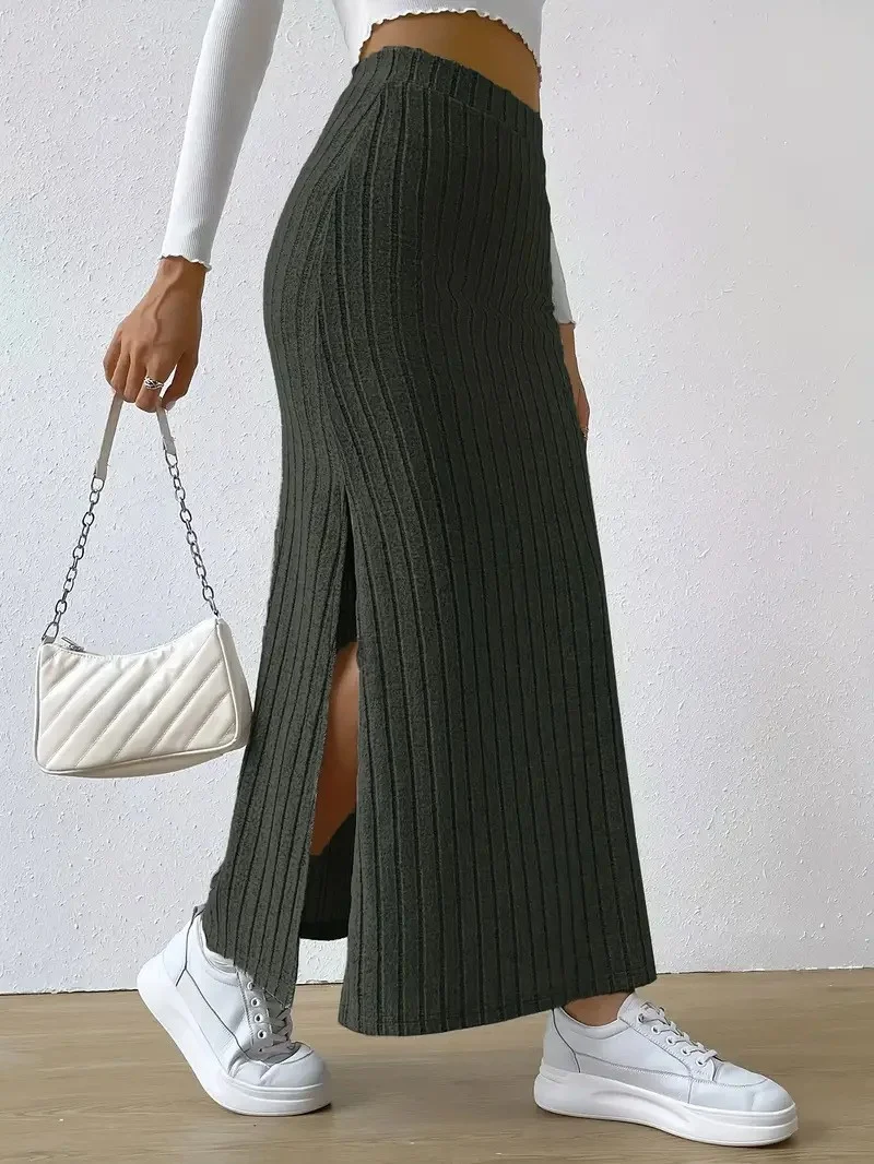 Simple Tight Plain Skirt
