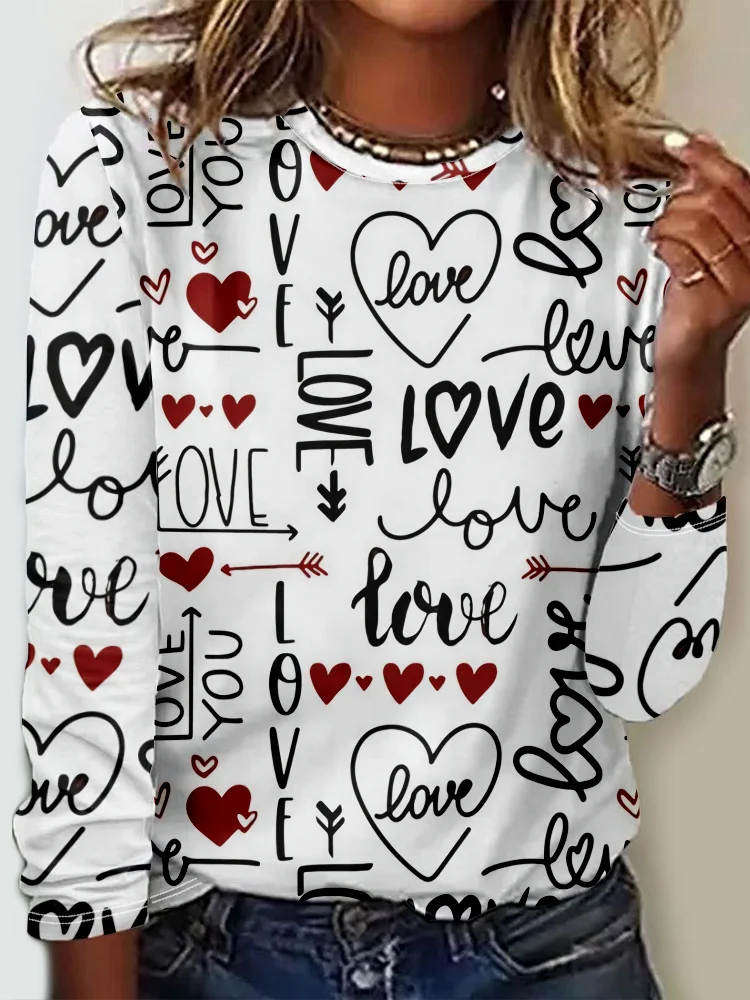 Jersey Casual Loose T-Shirt