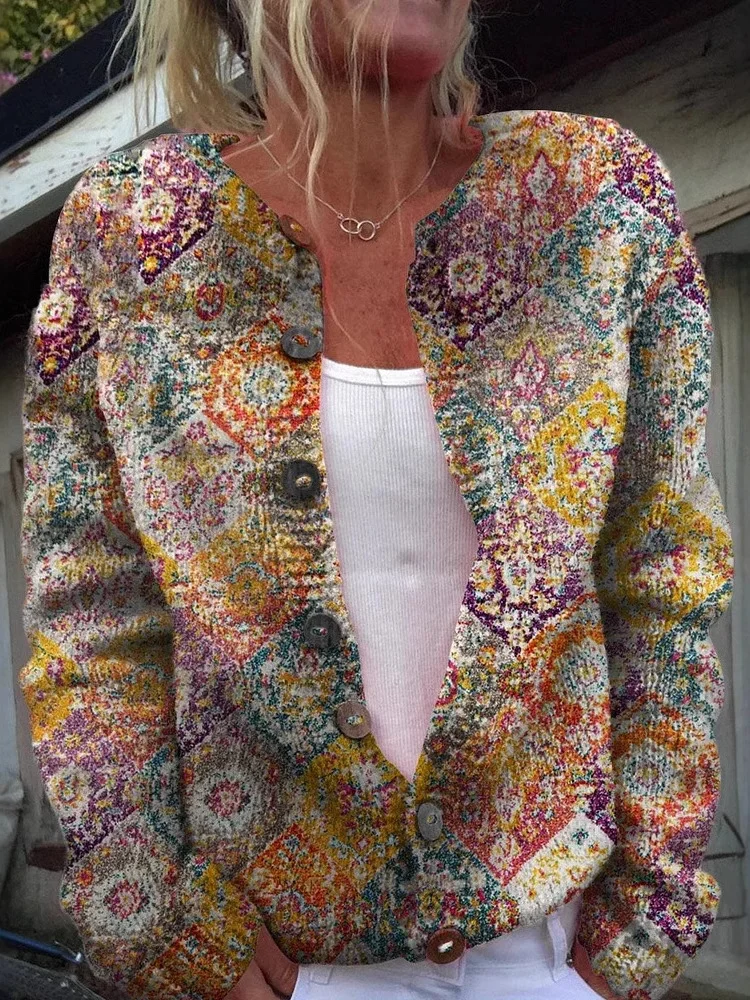 Floral Loose Casual Jacket