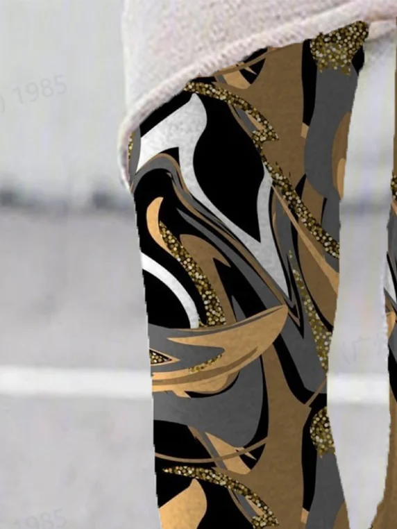 Geometric Print Leggings