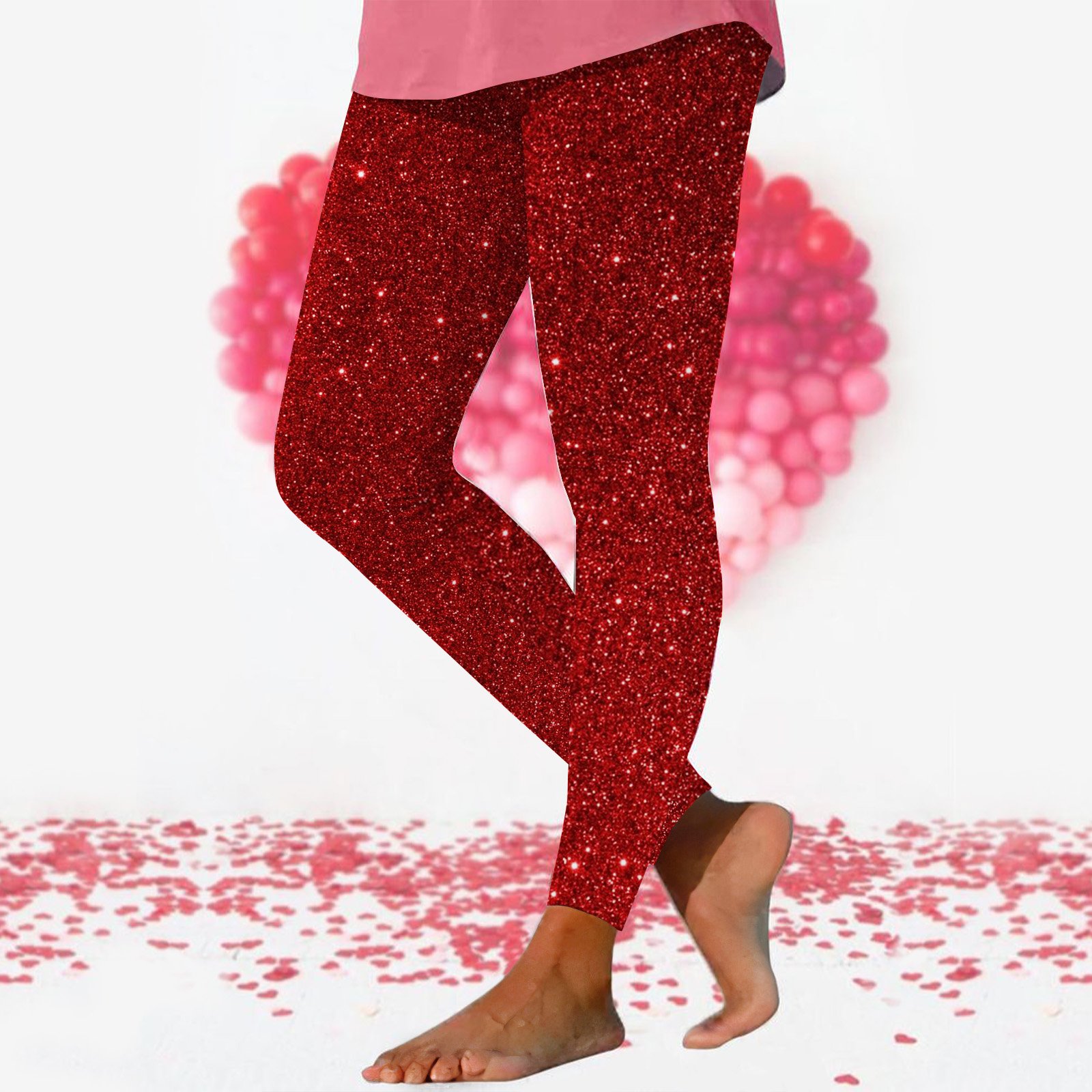 Casual Polka Dots Cotton Leggings