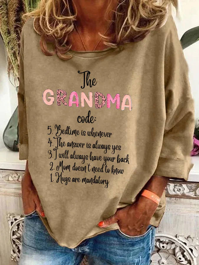The Grandma Code Casual Sweatshirt