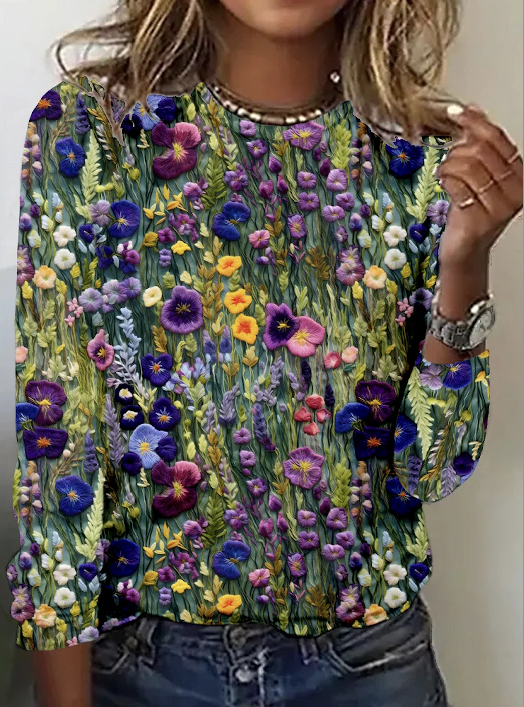 Casual Floral T-Shirt
