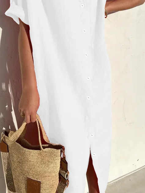 Women's Spring Casual Shirt Dress