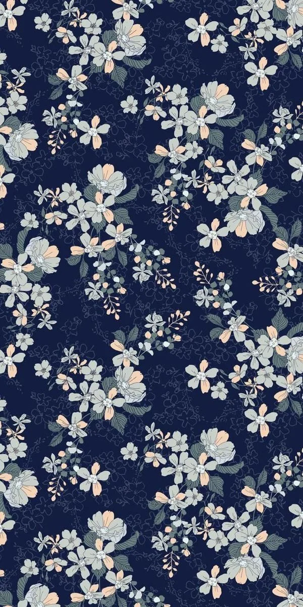 Floral long-sleeved shirt