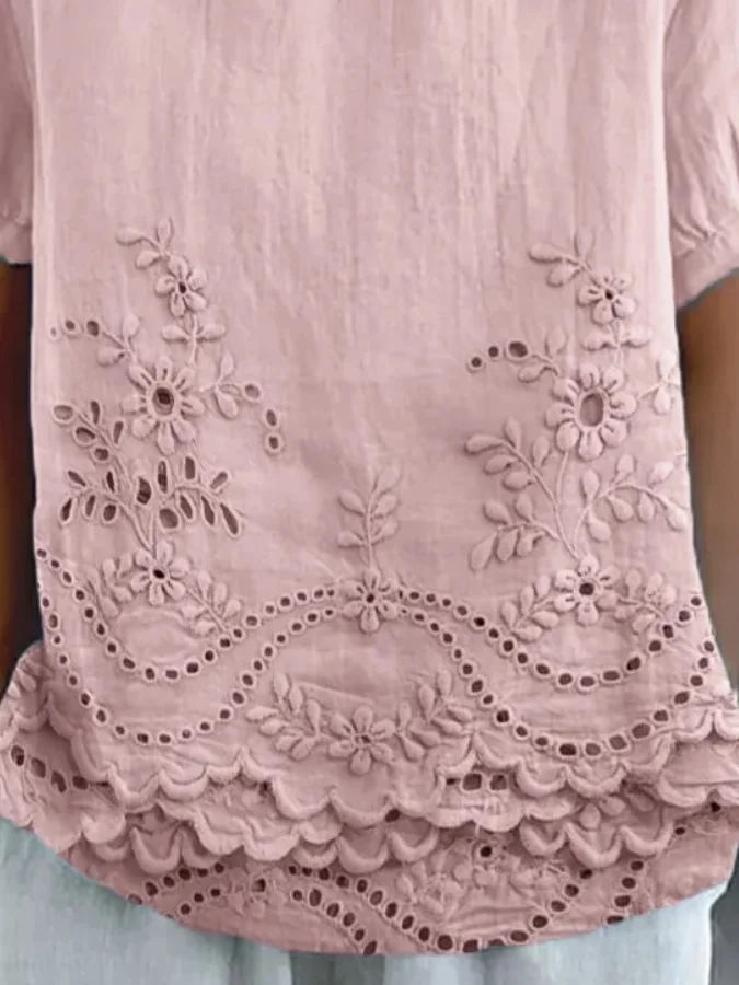 Plain Loose Simple Blouse