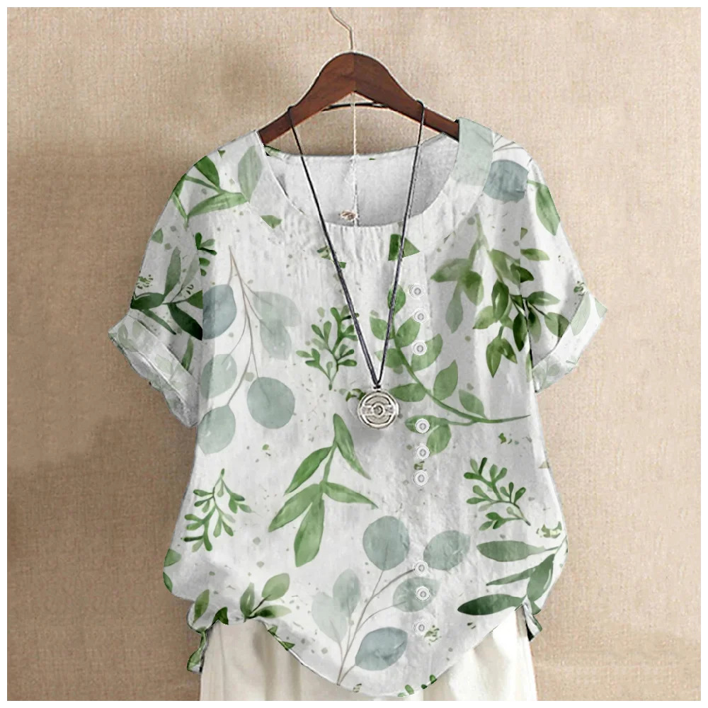 Crew Neck Casual Regular Fit Blouse