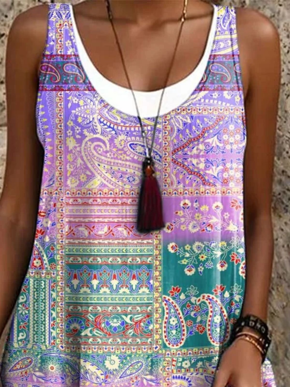 Cotton Hawaii Dress With No