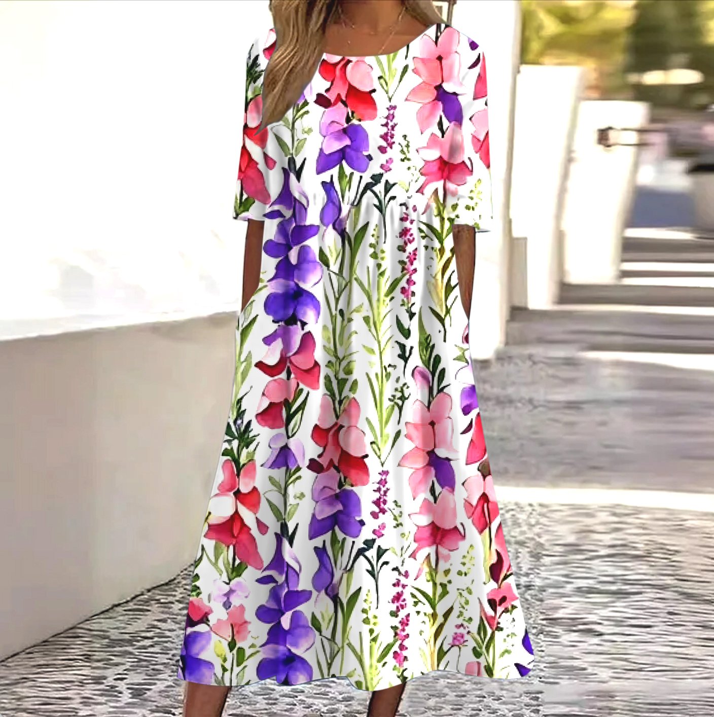 Regular Fit Casual Dress With No
