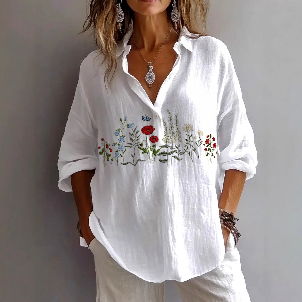 Regular Fit Shirt Collar Casual Cotton Shirt