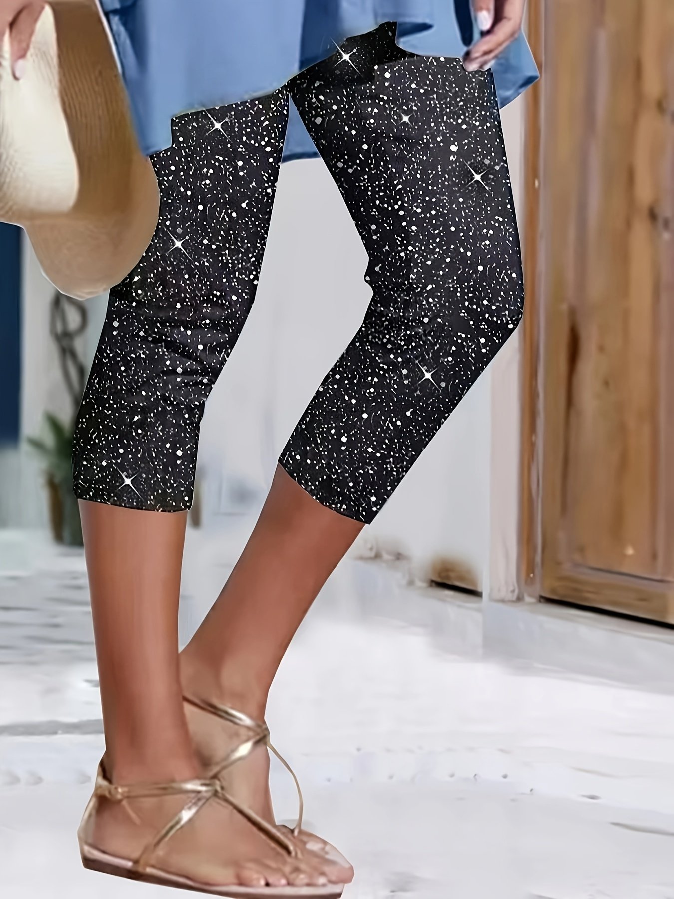 Regular Fit Starry Sky Casual Pants