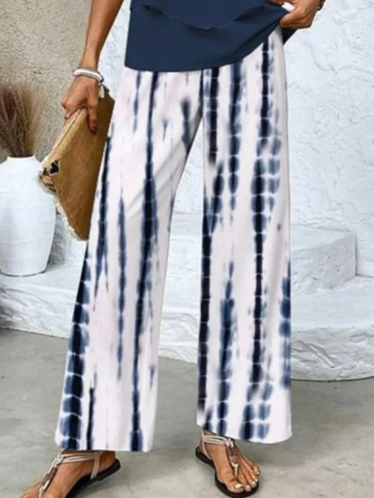 Casual Regular Fit Crew Neck Two-Piece Set