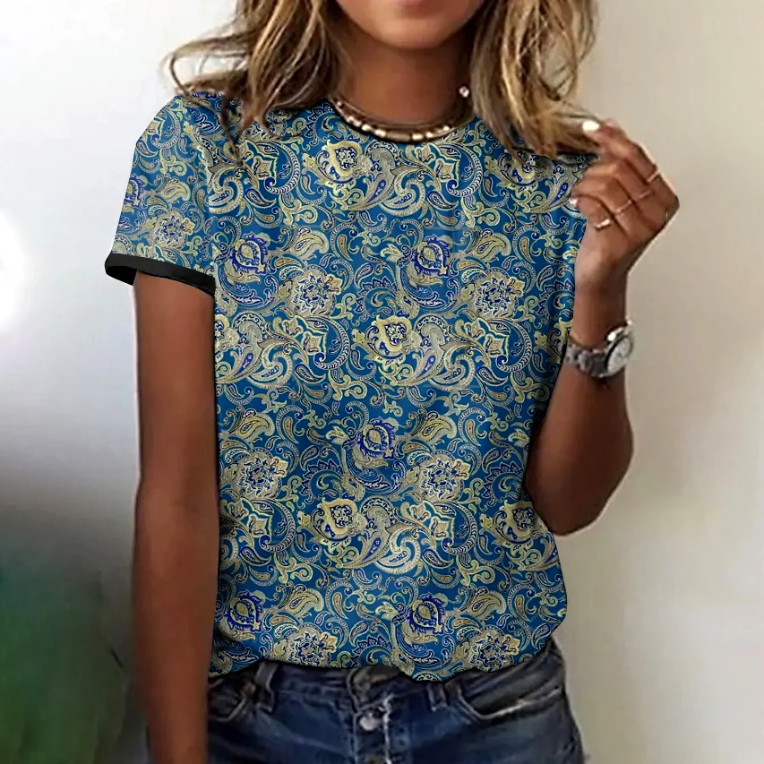 Vintage Regular Fit Painting Cotton T-Shirt