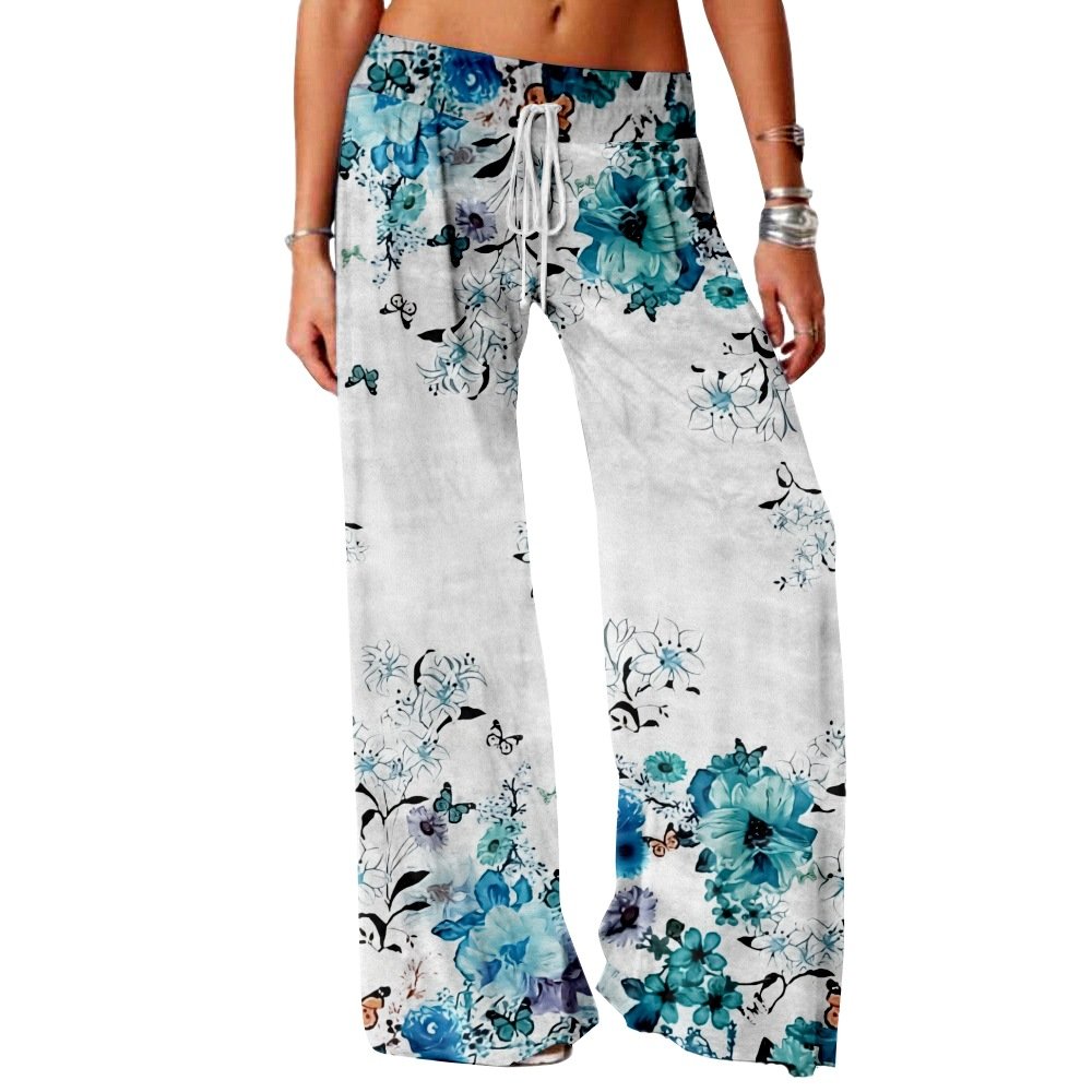 Loose Gradient Pattern Casual Pants