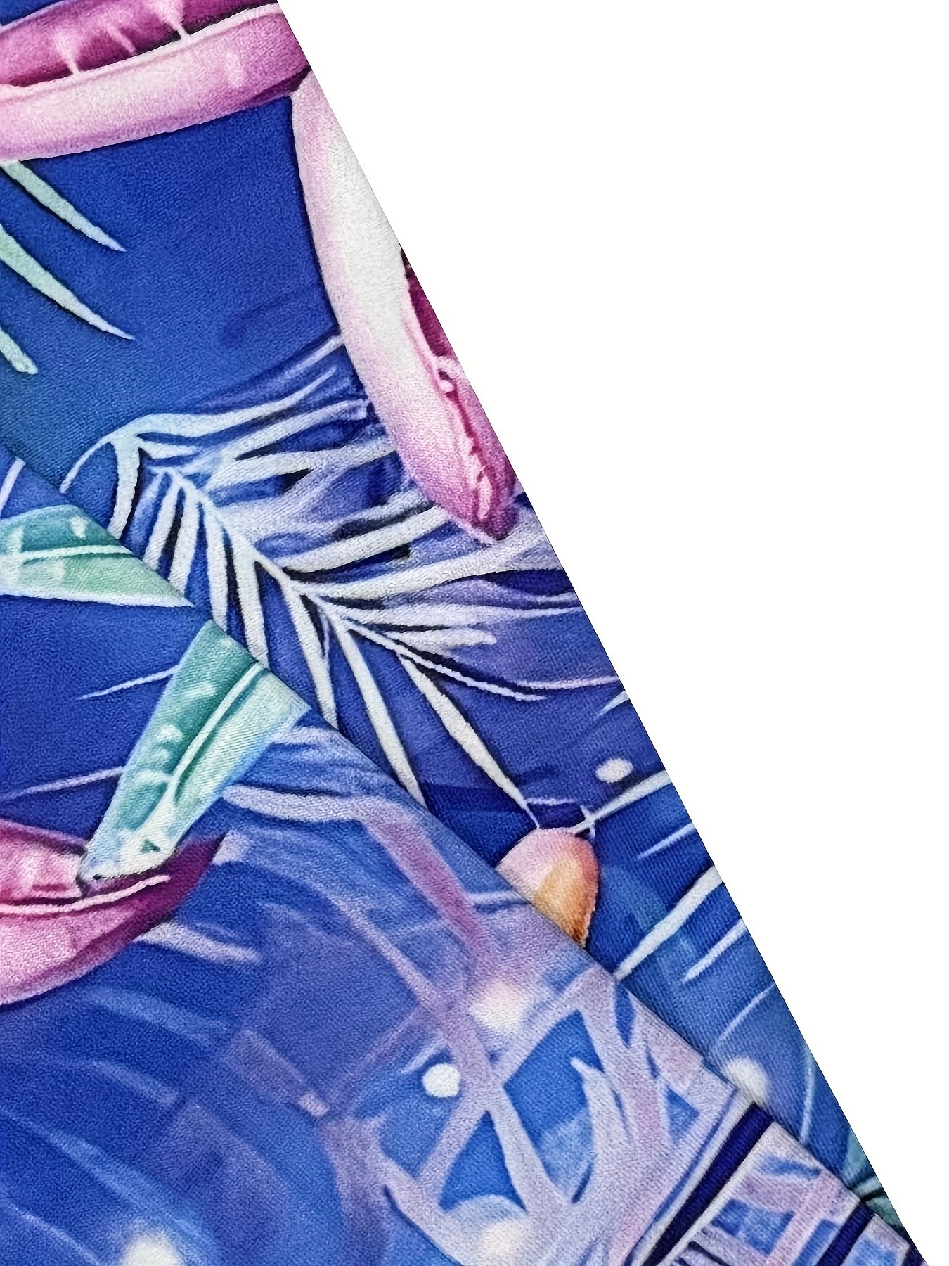 Casual Regular Fit Ocean Pattern Pants