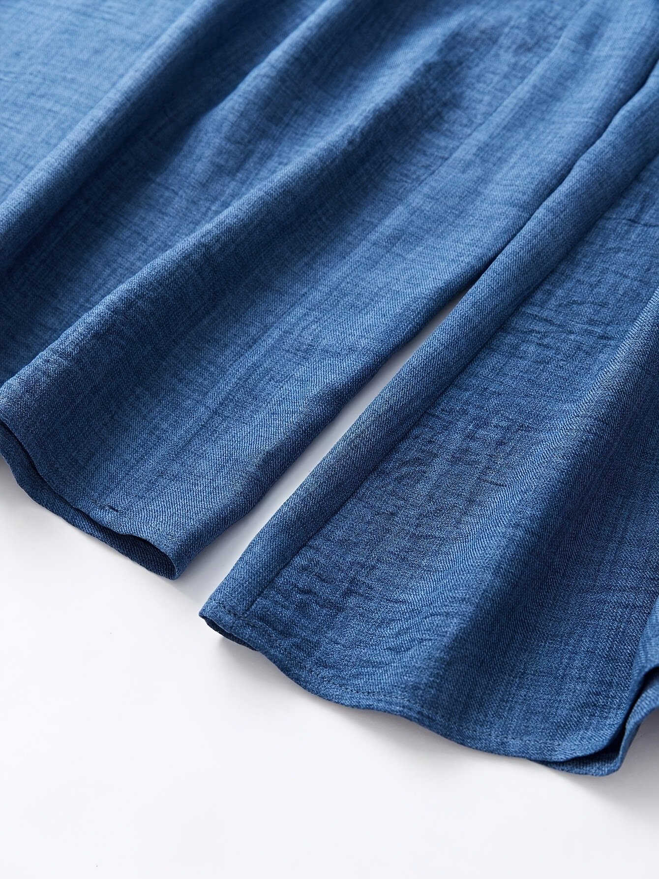 Women's  H-Line Wide Leg Pants Daily Going Out Pants Navyblue Casual Plain Spring/Fall Pants