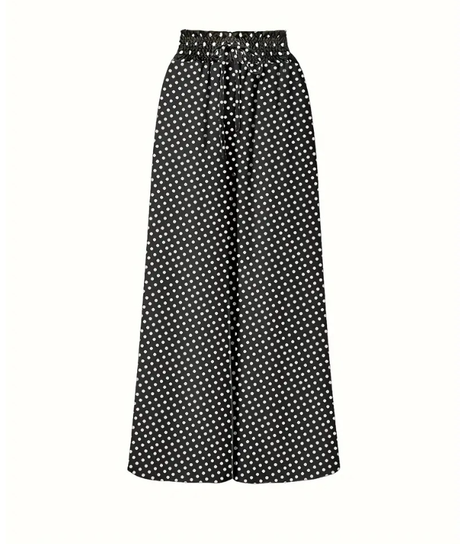 Women's  H-Line Wide Leg Pants Daily Going Out Pants Yellow Casual Pocket Stitching Plain Spring/Fall Pants