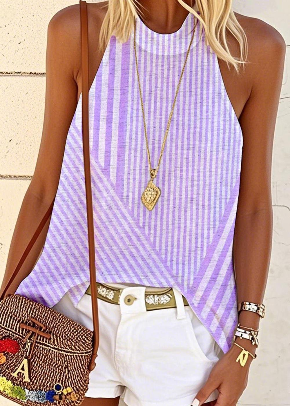 Halter Regular Fit Casual T-Shirt