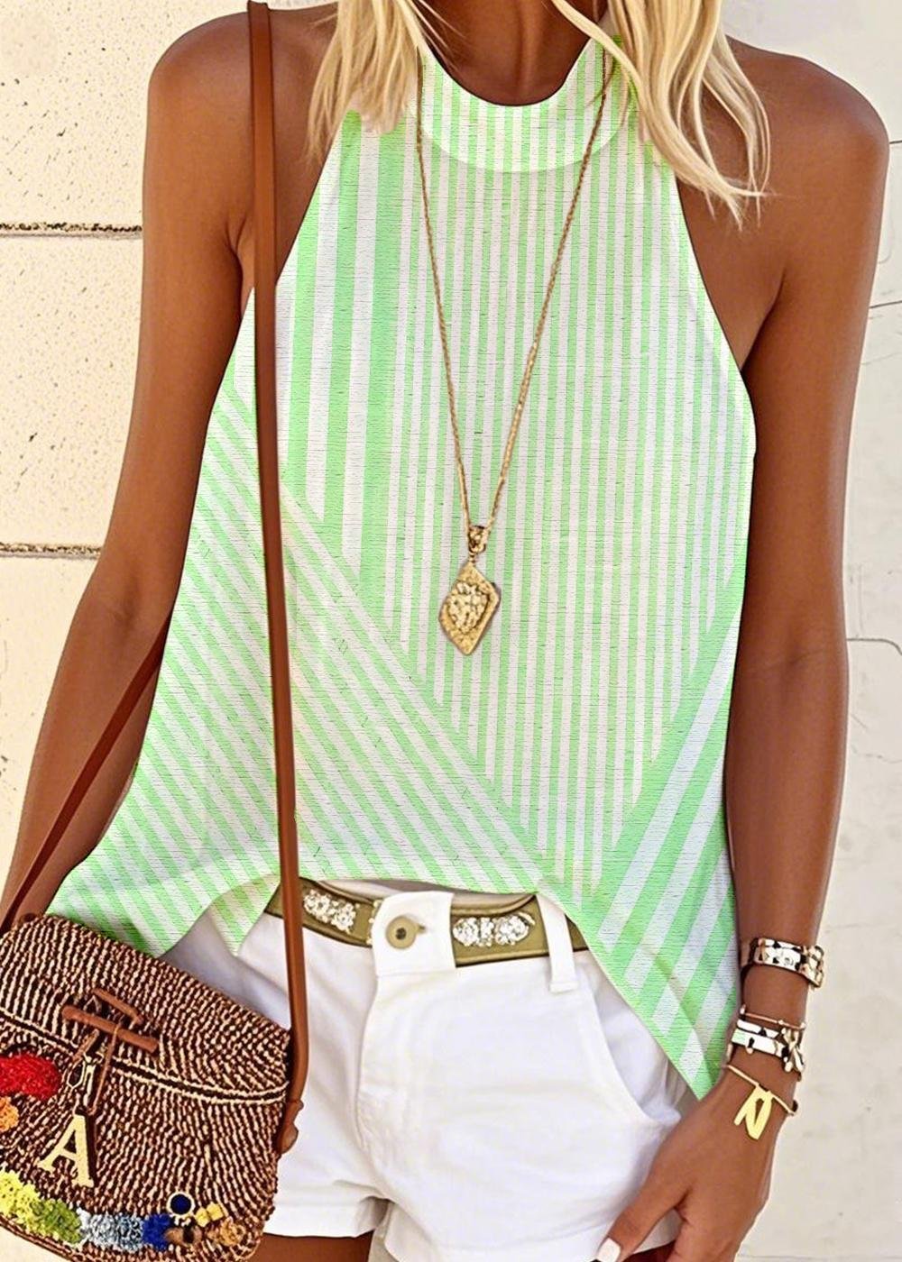 Halter Regular Fit Casual T-Shirt