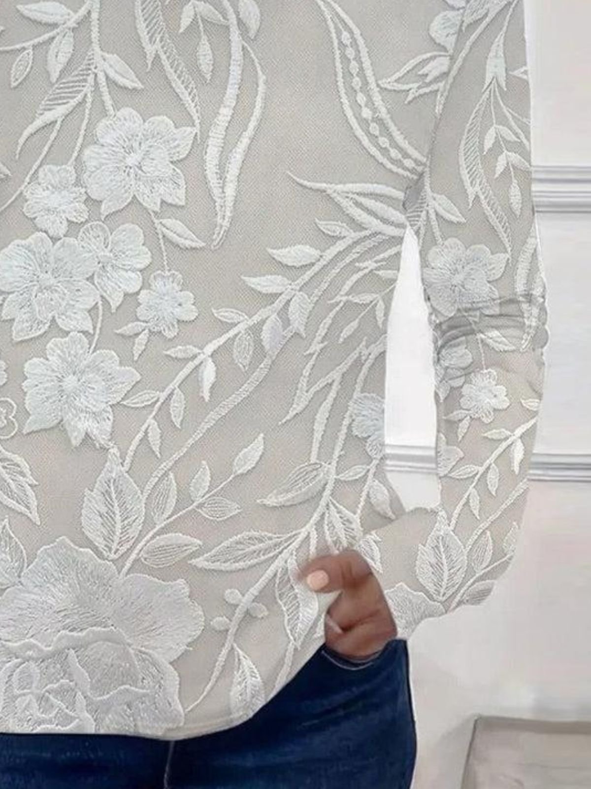 Casual Floral Crew Neck Regular Fit T-Shirt