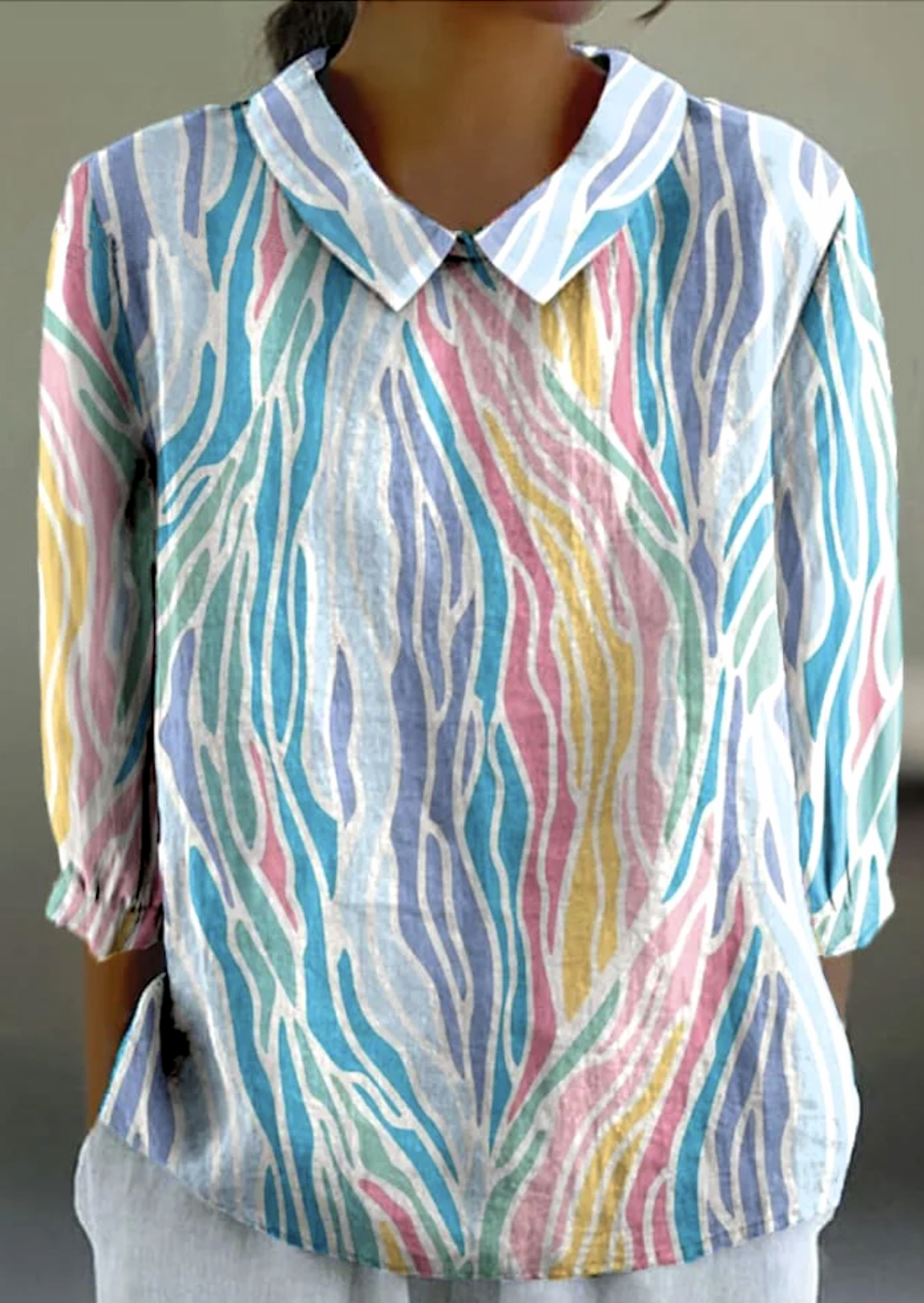 Casual Geometric Shirt