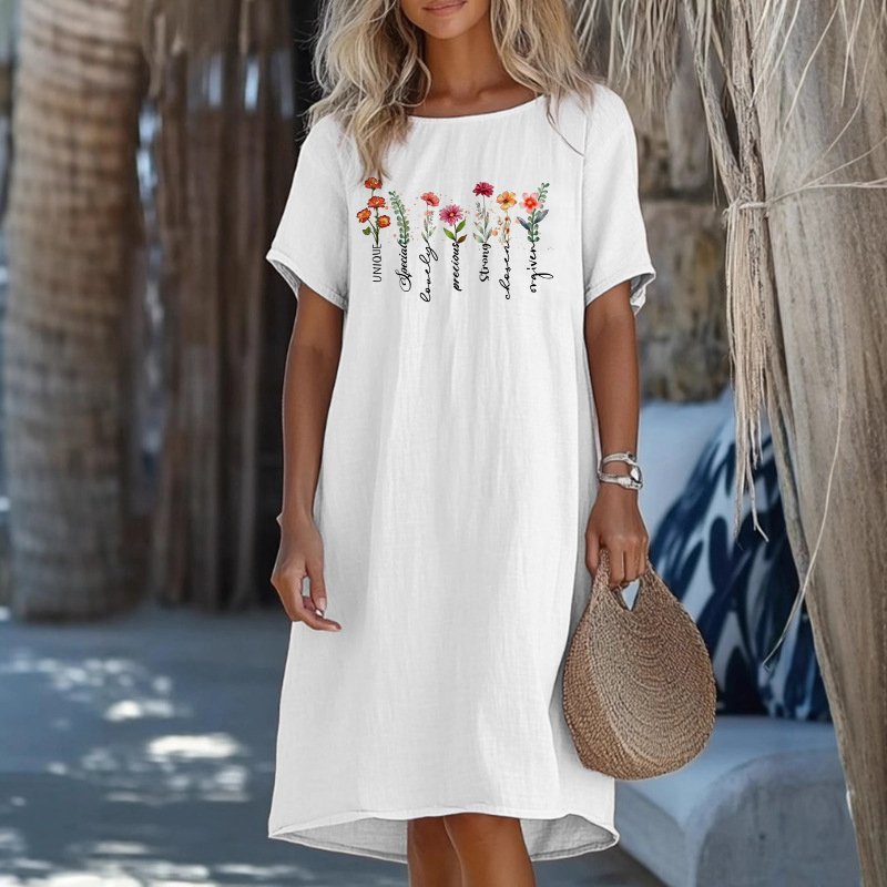Regular Fit Casual Dress With No