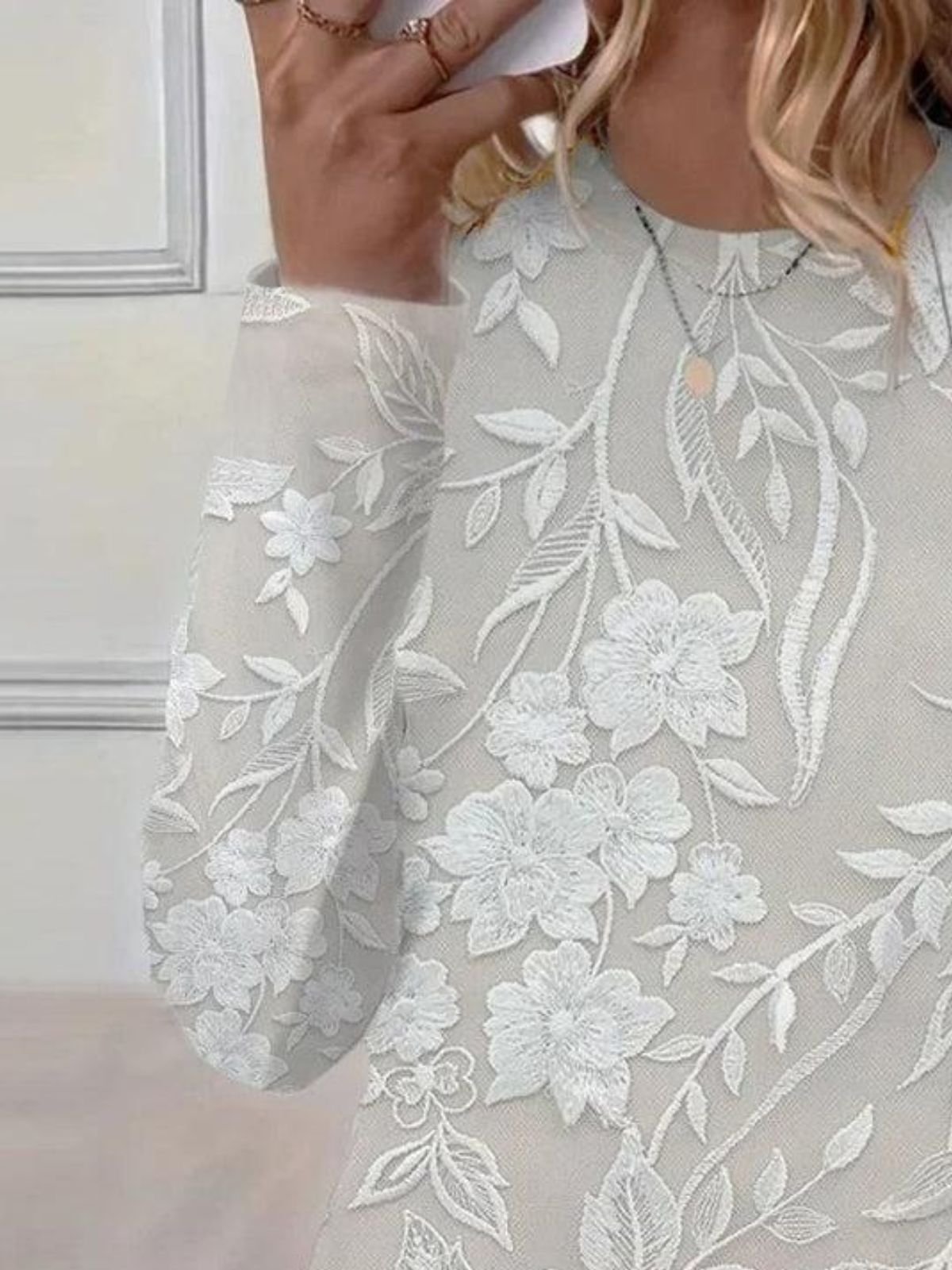 Casual Floral Crew Neck Regular Fit T-Shirt