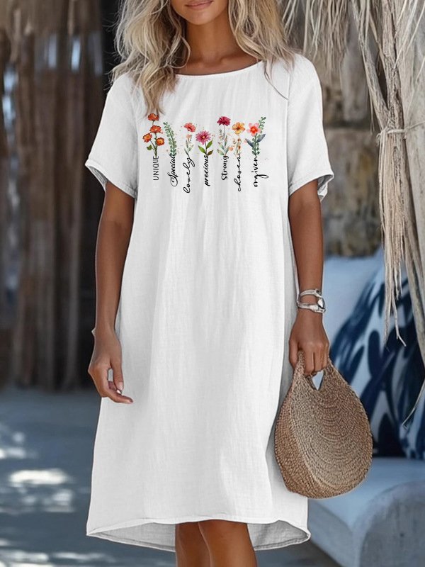Regular Fit Casual Dress With No
