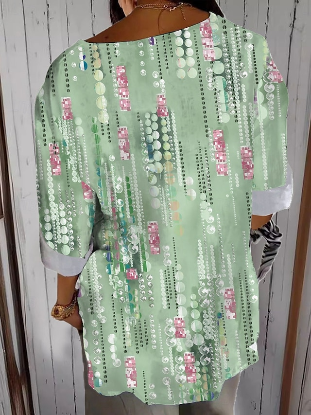 Floral Cotton Casual Loose Blouse