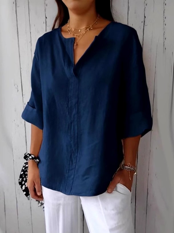 Casual Cotton Regular Fit Plain Shirt
