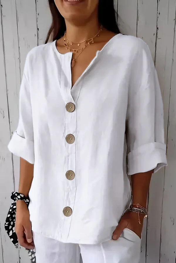 Elegant Shawl Collar Blouse
