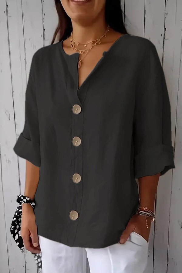 Women's Stand Collar Long Sleeve Shirt