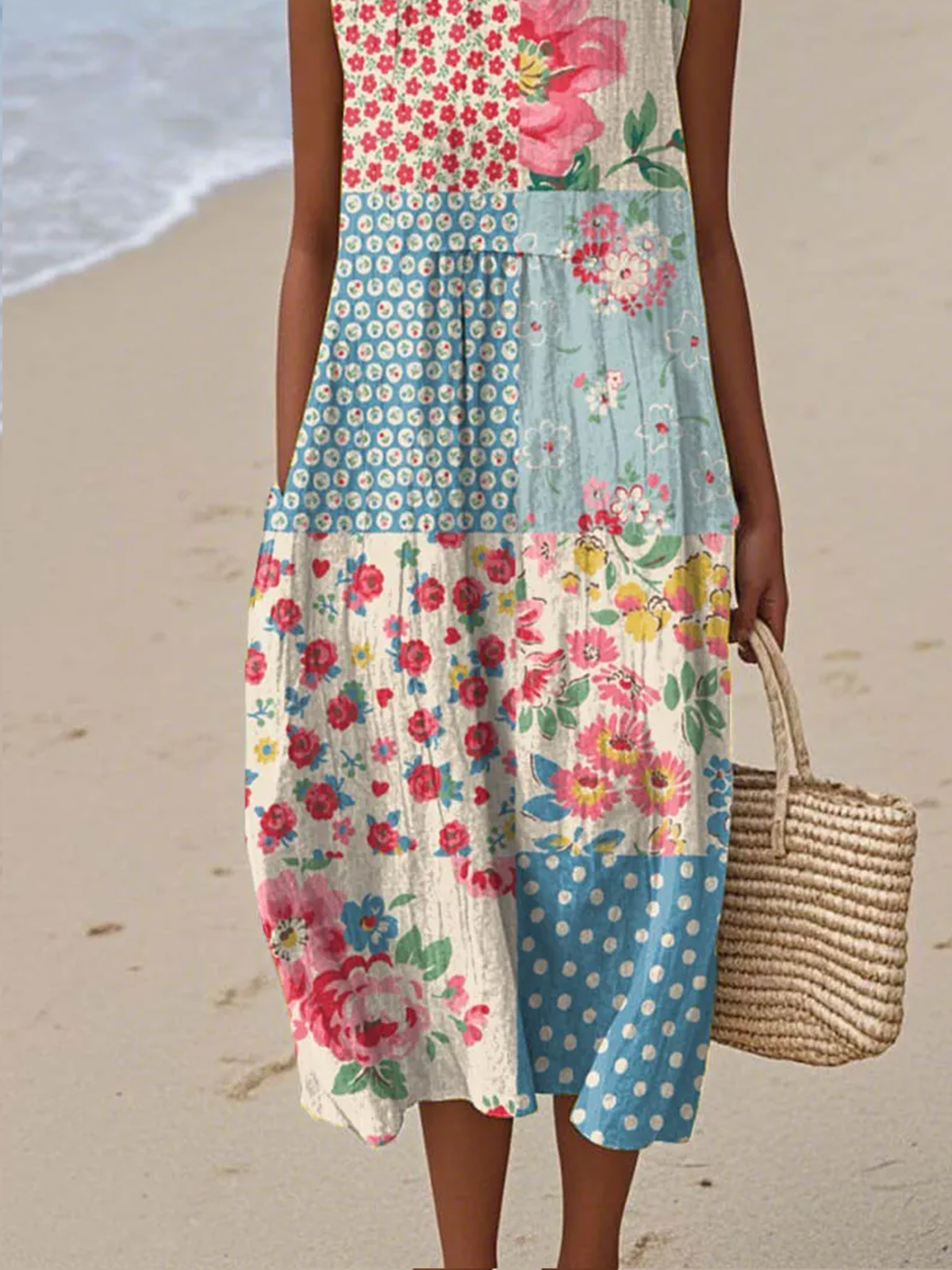 Nationality/Ethnic Casual Dress With No